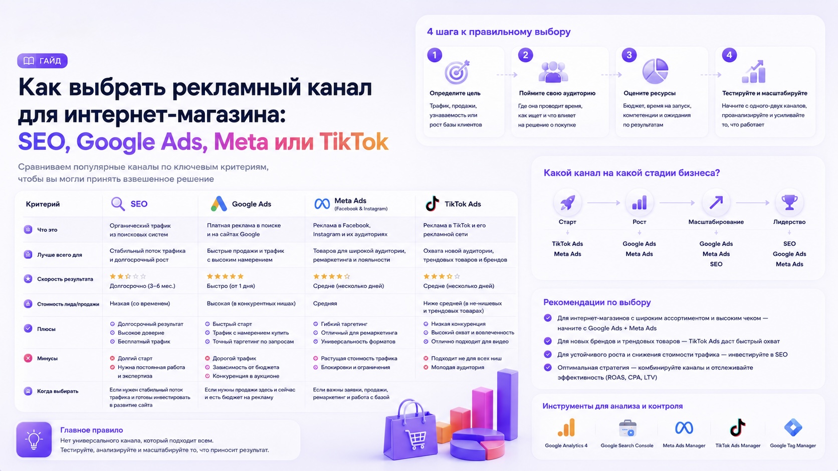 Как выбрать рекламный канал для интернет-магазина