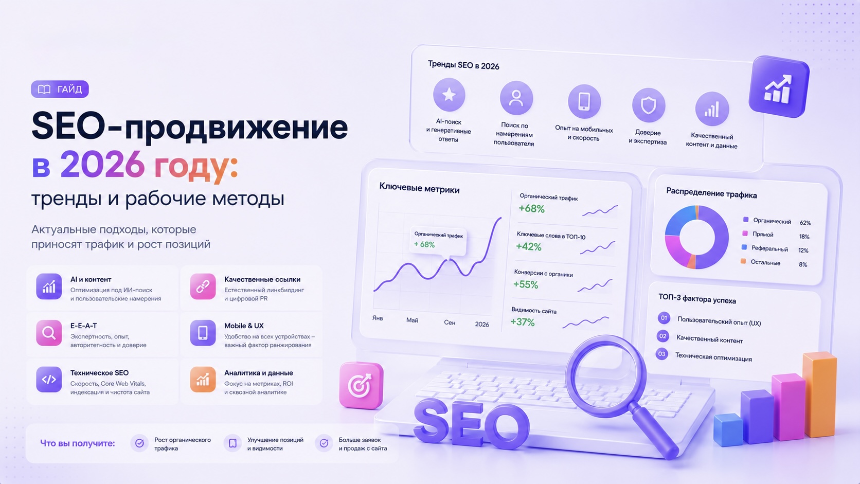 SEO-продвижение в 2026 году: тренды и рабочие методы
